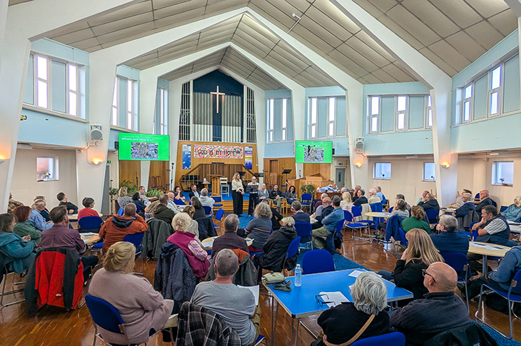 Engagement event at Findon Valley Free Church about Tenants Hill, Worthing, on 15th September 2025
