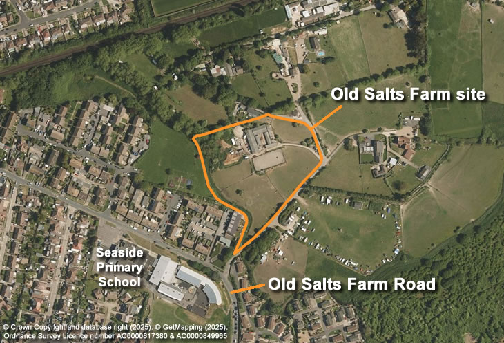 Map of the Old Salts Farm map site