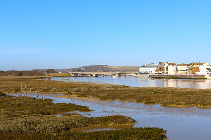River Adur - pictured from Shoreham-by-Sea