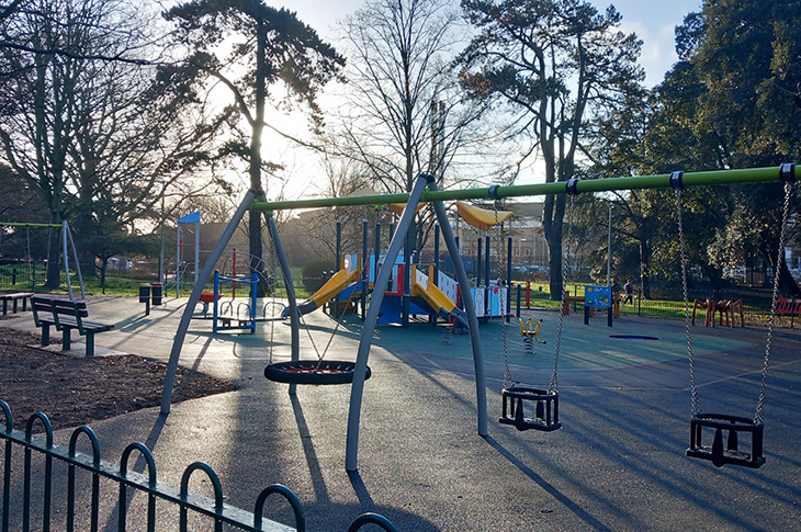 Homefield Park - new play equipment - view across the play area (2)