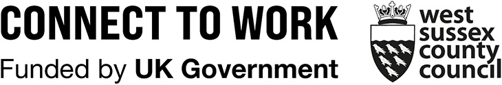 Connect to Work - funded by UK Government (WSCC) logo