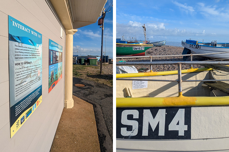 Windsor Lawns Rotunda and fishing boats on the beach (2)