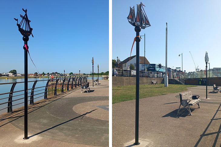Shadow Ships at Coronation Green, Shoreham