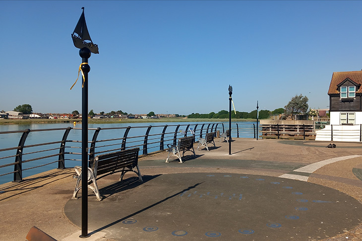 Shadow Ships at Coronation Green, Shoreham - by the River Adur