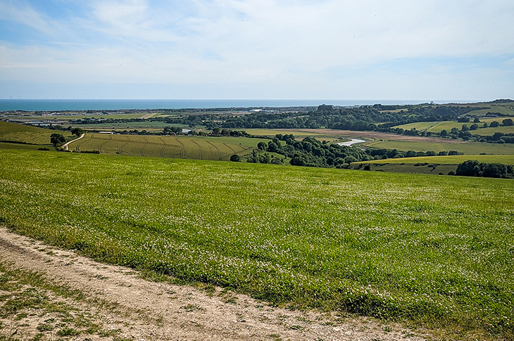 Mill Hill, Shoreham - Looking towards the River Adur valley from Mill Hill (2)