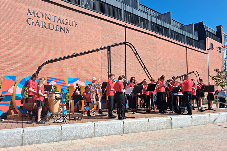 Montague Gardens - Davison Youth Concert Band performing at the opening event (05-09-2026)