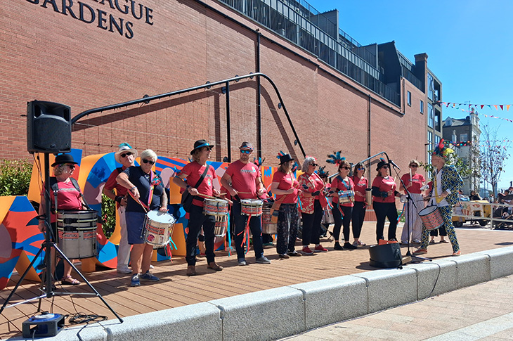 Montague Gardens - Drumheads Samba Band performing at the opening event (05-09-2026)
