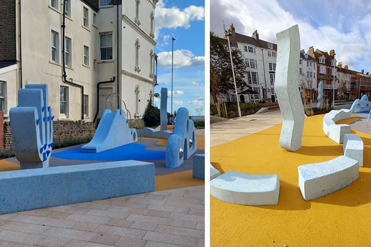 Montague Gardens, worthing - new play equipment