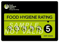 Food Hygiene Rating Scheme sticker