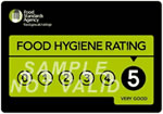 FSA Food Hygiene Rating Scheme sticker