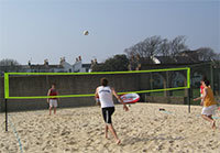 Sand courts at Beach House Grounds