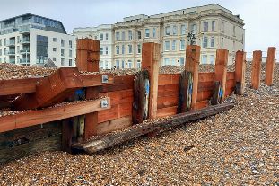 Improved coastal defences will protect Worthing from the sea