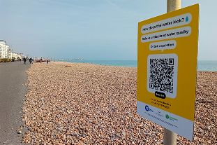 Interactive platform launches in Worthing to answer questions about seawater quality