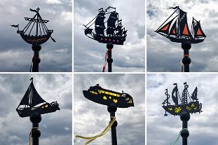 Shadow Ships art project unveiled at Coronation Green in Shoreham