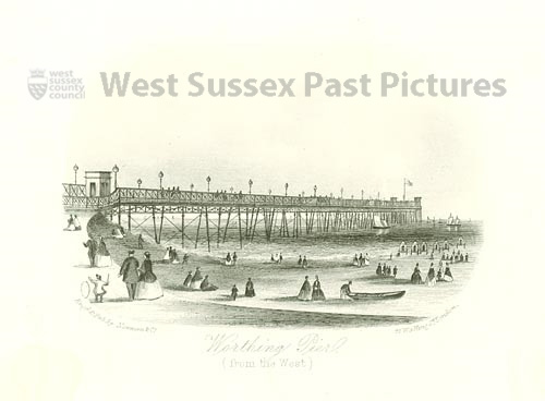 1a New Pier for Worthing - sketch (image copyright West Sussex Past Pictures)