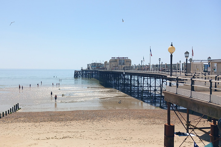 Worthing Pier (east side, looking out to sea)